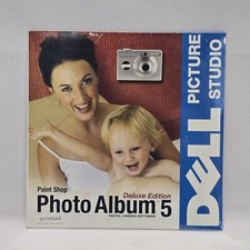 DELL Paint Shop Photo Album 5 Deluxe Edition Digital Camera Software Sealed CD