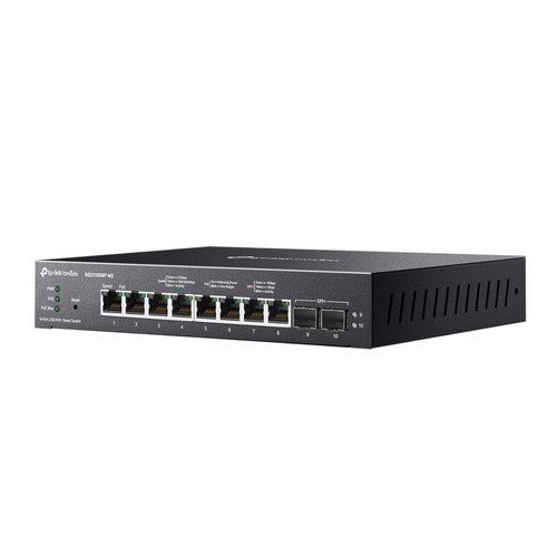 TP-Link SG2210XMP-M2 Omada 8-Port 2.5G POE+ Smart Switch 2x 10G SFP+ QoS L2 L2+ - Picture 4 of 8