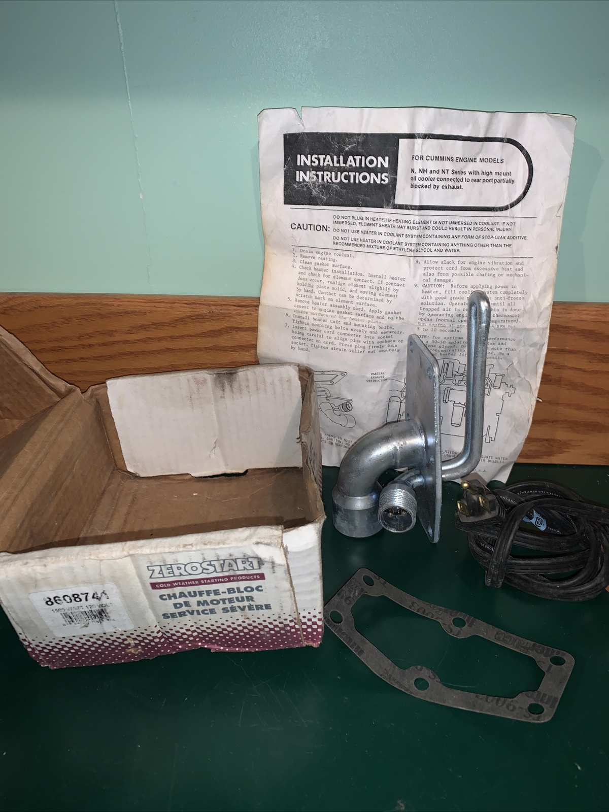 Zerostart LR1843 Large Block Heater 1500w eBay