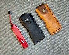 Organizador de cinturón de cuero para cuchillo Victorinox del ejército suizo