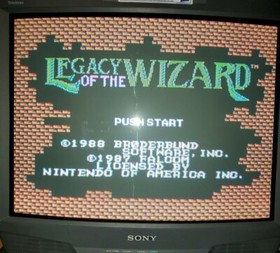 Legacy of the Wizard (NES, 1989) Tested Authentic Cart Only
