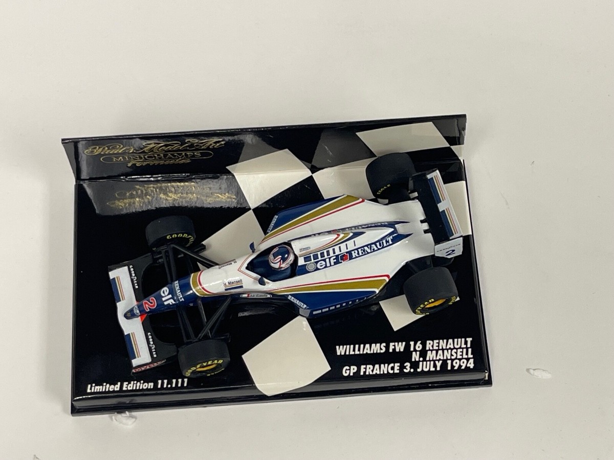 1/43 Minichamps Williams Renault FW16 From 1994 GP France F1