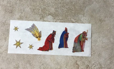 VINTAGE Creative Memories Stickers CHRISTMAS NATIVITY WISE MEN STAR NOS NLA