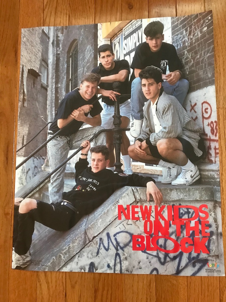 New Kids On The.. Poster NKOTB 1989 Hangin' Tough Wall Hanging Boy