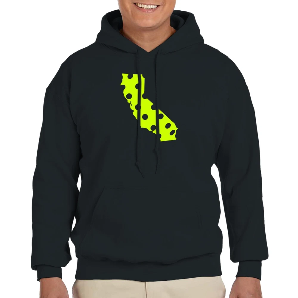 Pickleball State California Heavy Blend Hoodie - Black