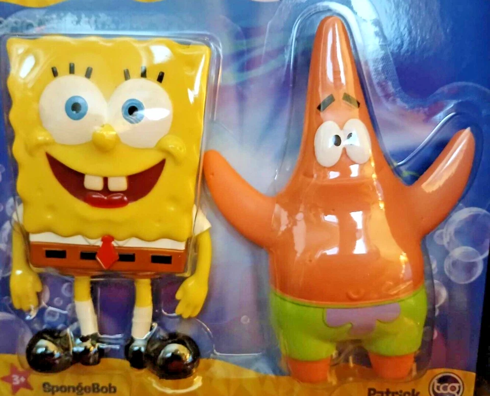 Bob Esponja Pantalones Cuadrados y Patricio-Juego de 2 Piezas-Doblar/Posar-Nickelodeon-Bend-Ems - ¡NUEVO! Foto 2 de 4