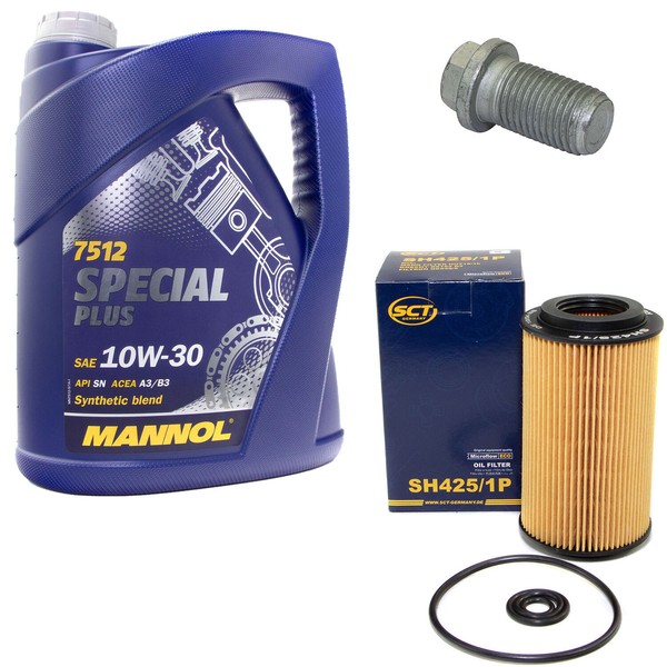 MotoröL ÖLfilter SH425/1P 10W30 5 Liter + ÖLablassschraube FüR Mercedes Vito-image