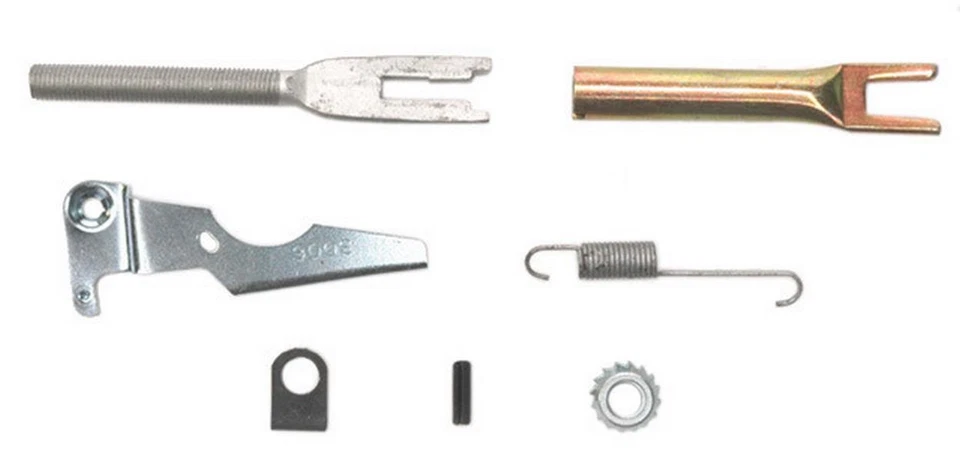 Kit de reparación autoajustador de freno de tambor trasero derecho compatible con: 1992-1995 GMC K1500 Raybes Foto 2 de 2