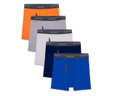 Fruit of the Loom Boy's Boxer Briefs size Small 5 Pack Multicolor Cool Zone Fly