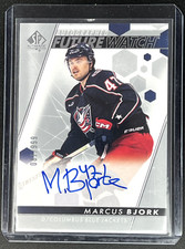 2022-23 UD SP Authentic Marcus Bjork Future Watch Rookie Autograph Auto /999 173