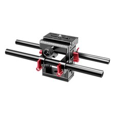 DSLR Camera Quick-release Baseplate kit for 15mm Rod 1/4 3/8 Threads 38mm Arca