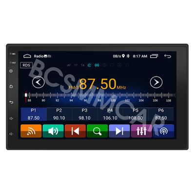 Android 10.1 2DIN Car Radio Stereo 7in GPS Navigation WIFI Multimedia Player AM