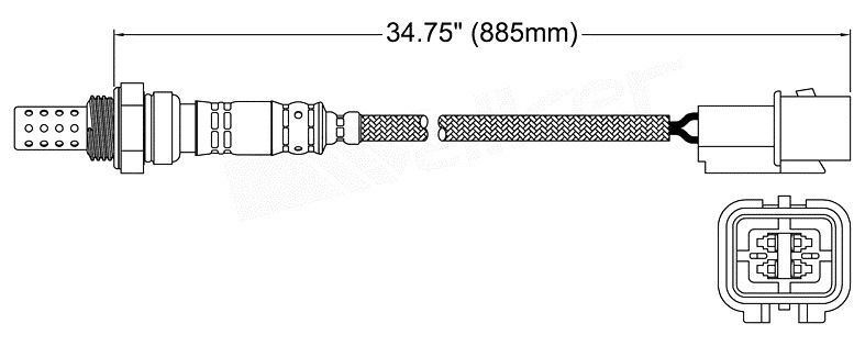 RAE Oxygen Sensor O2 For Mitsubishi Triton ML 01/2007 onward 4G64 2.4 POST CAT RAE Oxygen Sensor O2 For Mitsubishi Triton ML 01/2007 onward 4G64 2.4 POST CAT