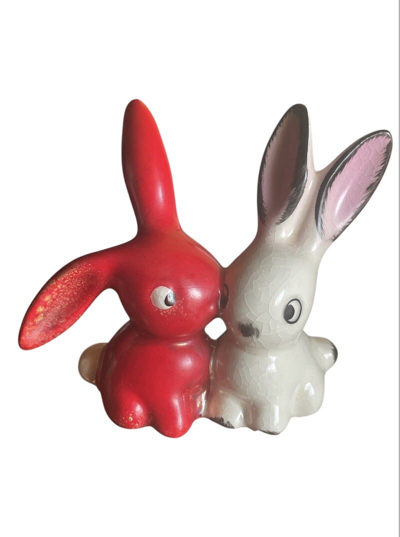 Vintage Rare, Goebel Bunny, Pair Figurine