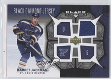 2007-08 Upper Deck Black Diamond Jerseys Barret Jackman #BDJ-BJ 0i8
