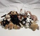 Lot Of 11 Vintage Ty Beanie Babies Dogs Gigi Spunky Fetch Bruno Dotty (Bones 93)