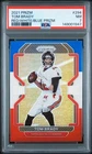 2021 PANINI PRIZM RED/WHITE/BLUE PRIZM #294 TOM BRADY PSA 7