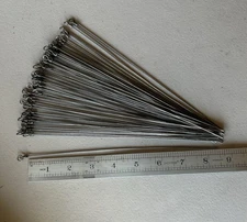 Lot Of 50 8.5 Inch .047 S S Wire with Loop Ends for Tackle Mfg.  