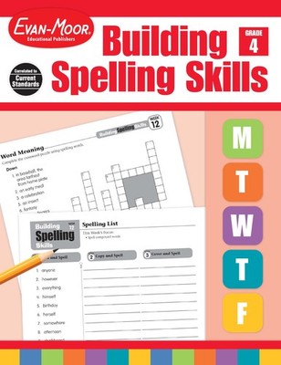 Evan-Moor Building Spelling Skills, Grade 4 - Homeschooling & Classroom Resou...