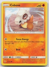 Pokemon Card Cubone Common SM - Unbroken Bonds 90/214