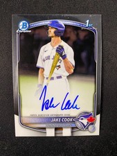 Jake Cook 2025 Bowman Chrome Draft #CPA-JC Auto 1st RC e588