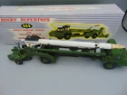 DINKY 666 MISSILE ERECTOR VEHICLE/LAUNCHING PLATFORM/MISSILE - ORIGINAL VINTAGE