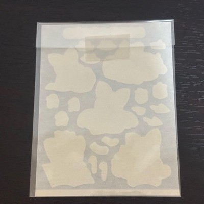 Sanrio Zashikibuta 80s Vintage Seal, Rare Showa Retro, Excellent