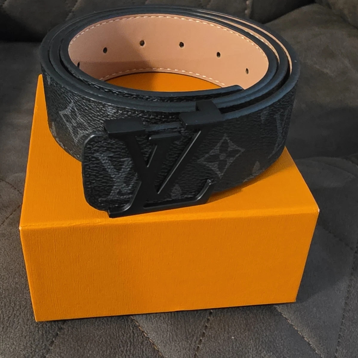 Louis Vuitton Black Belts for Men for sale | eBay
