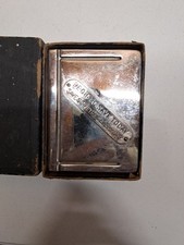 ANTIQUE "BEGIN TO SAVE TODAY SAVE SOMETHING EVERY DAY" COIN BANK IN ORIGINAL BOX