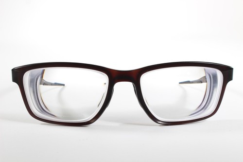 Oakley Eyewear METALINK Unisex Full Rim Plastic Brown Eyeglasses Frames - Picture 2 of 4