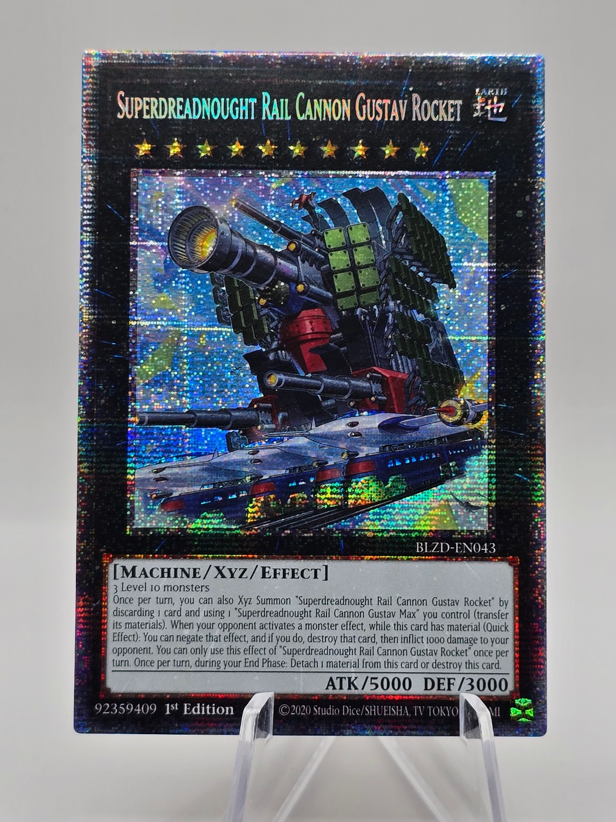 Superdreadnought Rail Cannon Gustav Rocket | BLZD-EN043 | Starlight Rare | NM