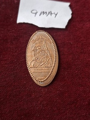 Disney Magic Kingdom The Thinder Mountain Pressed Penny