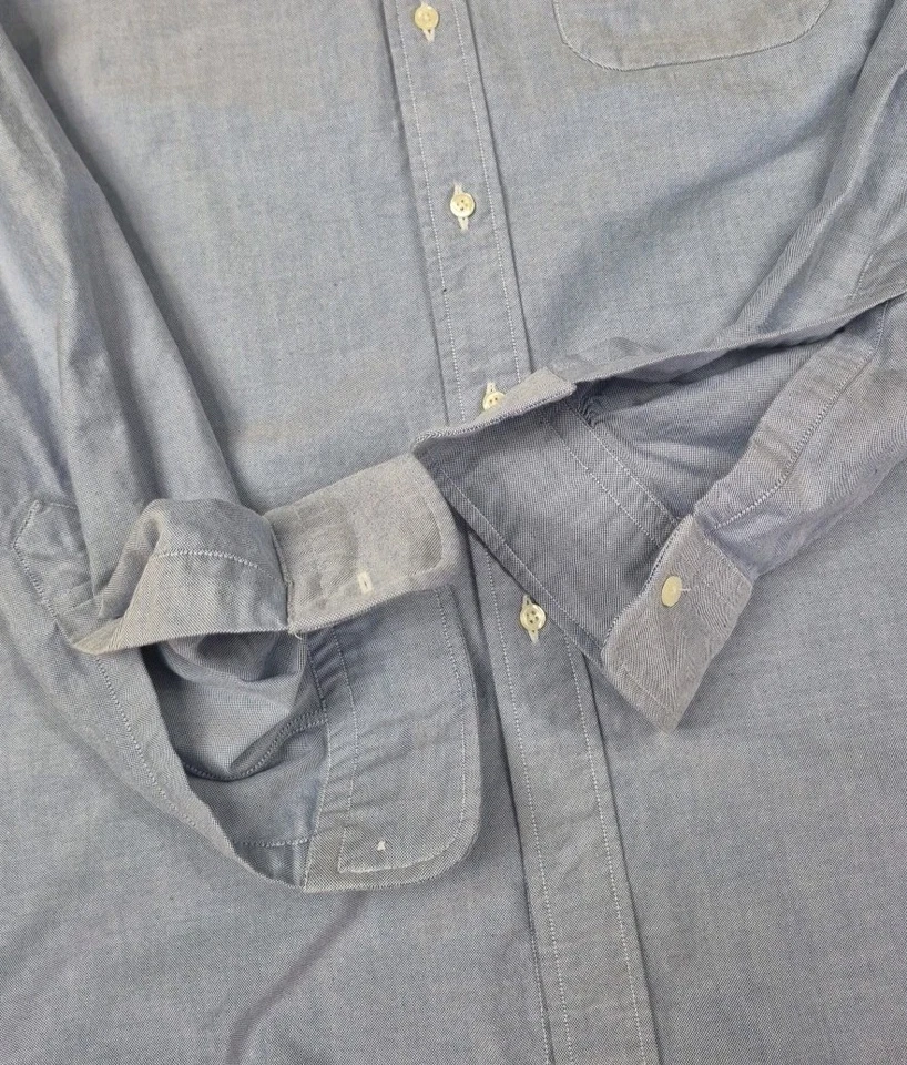 Camisa Oxford Brooks Brothers de Colección OCBD 15.5 36 Hecha en EE. UU. Azul Algodón Supima Foto 4 de 4
