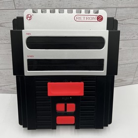 Hyperkin RetroN 2 Gray Console + 1 SNES Controller Untested NES SNES