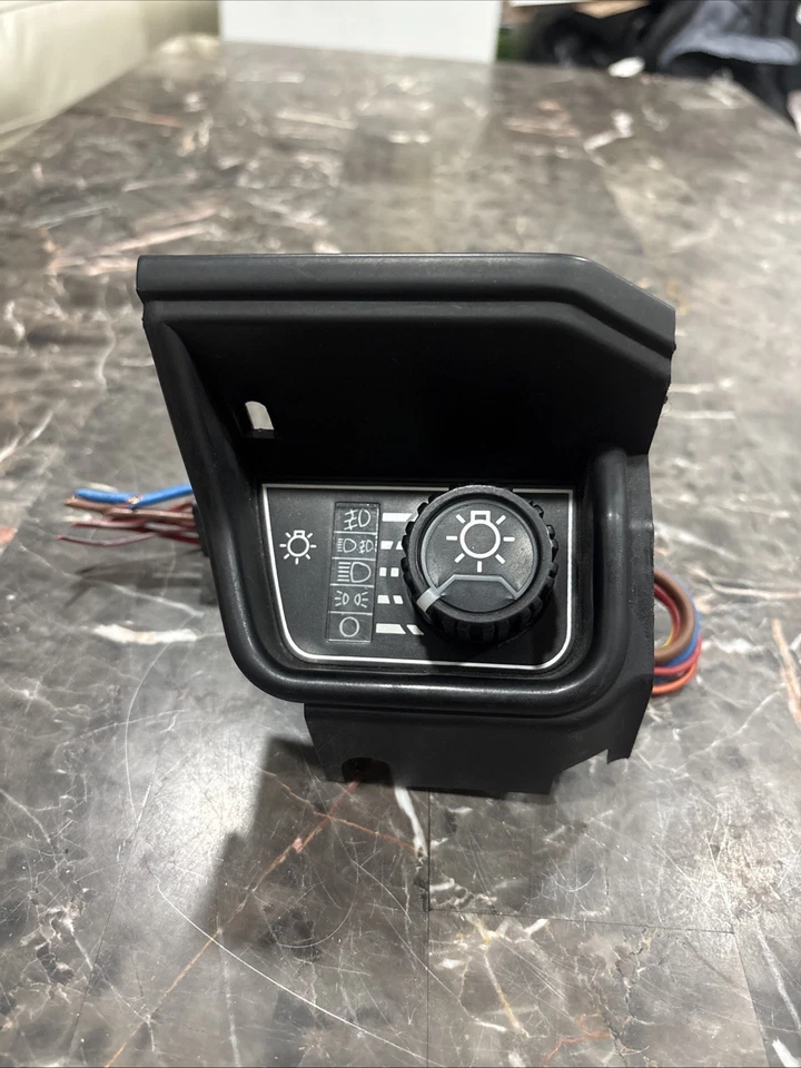 88-91 Jaguar XJS Headlight Lamp Control Dash Switch Panel Bracket OEM DAC6914 - Image 2 of 4