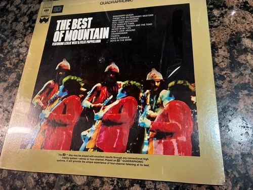 MOUNTAIN Mississippi Queen The Best of Mountain Quadraphonic LP 1973 NOS Sealed