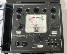 Accurate Instruments Model 151 Vacuum Tube Tester with manual in Case, Used