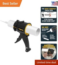 Gen-3 No Drip Caulk Gun - Lightweight, Compact Design for Effortless Sealing
