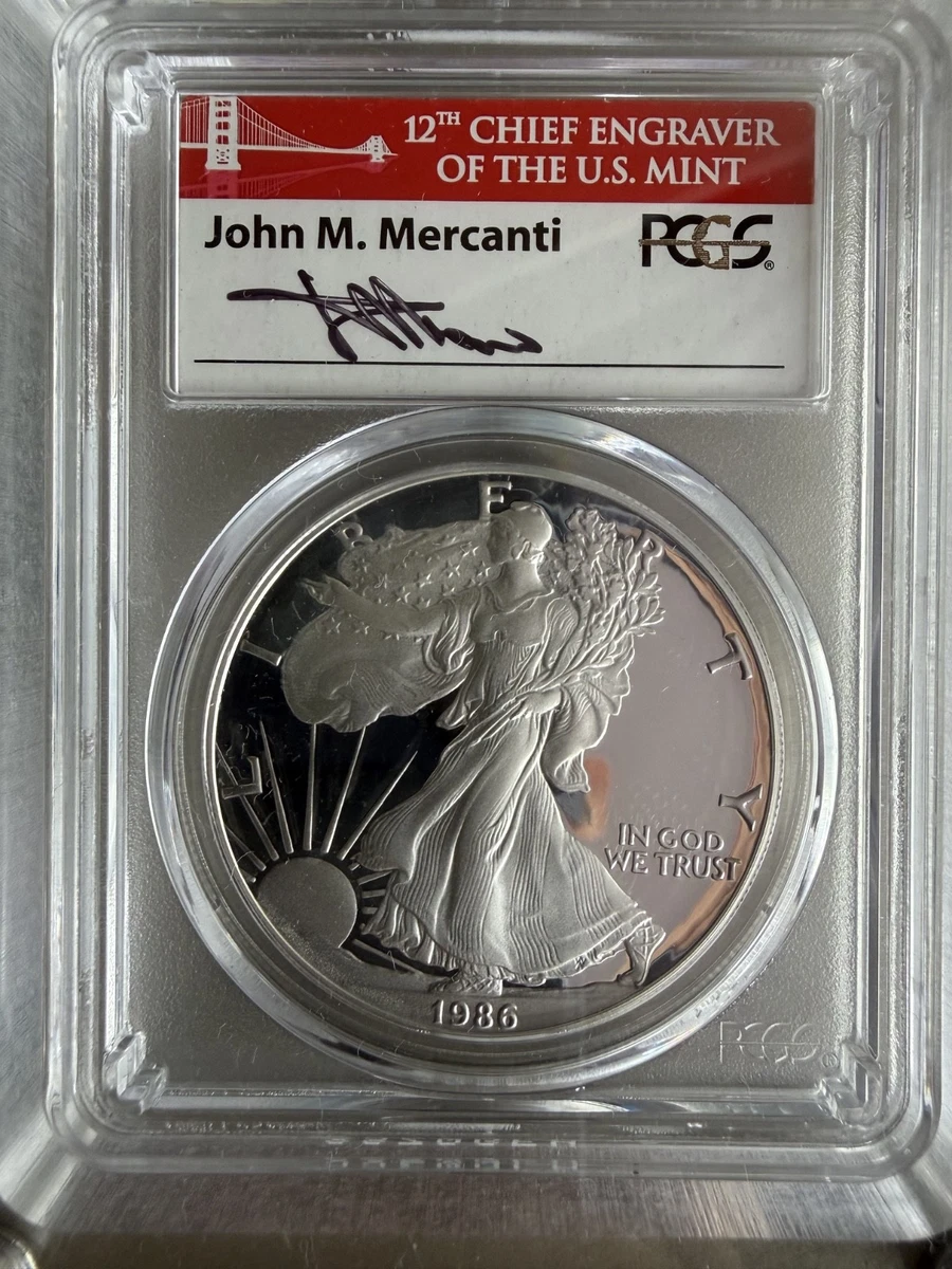 1986 American Eagle PR 70 Graded Silver Bullion Coins for sale | eBay