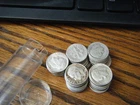 Roll of 50 Silver Roosevelt Dimes $5 Face Value 90% Silver Coins Mixed Dates