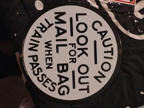 vintage porcelain sign original