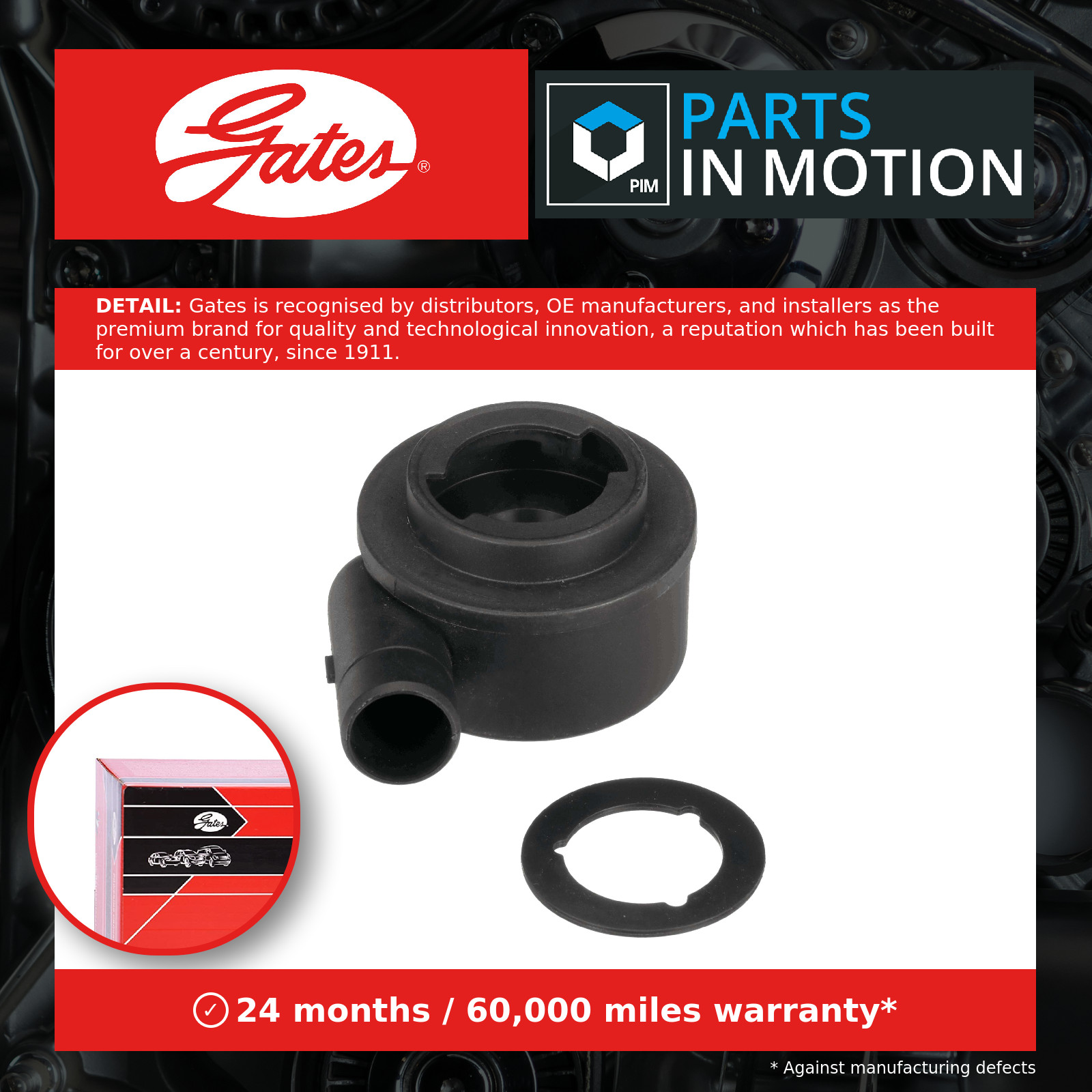 OIL SEPARATOR CRANKCASE VENTILATION EMH953 FOR VW AZH/AZJ/AQY/AZG/AVH/APK 2.0L - Image 4
