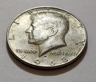 1968-D Kennedy Half Dollar • 40% Silver • Circulated •     X120