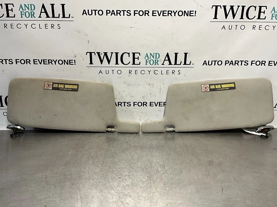 Комплект из пары солнцезащитных козырьков 1997-1999 Acura CL для водителя пассажира слева справа серые от оригинального производителя - Изображение 4 из 4