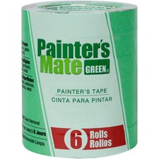 Painter's Mate Green Painters Tape: 0.94 in. x 60 yds. Green  6-pack