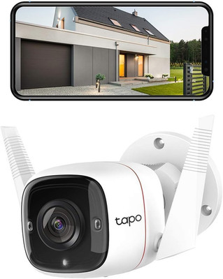 Tapo Tp-Link 2K Security Camera Outdoor Wired, IP66 Weatherproof, Motion/Person