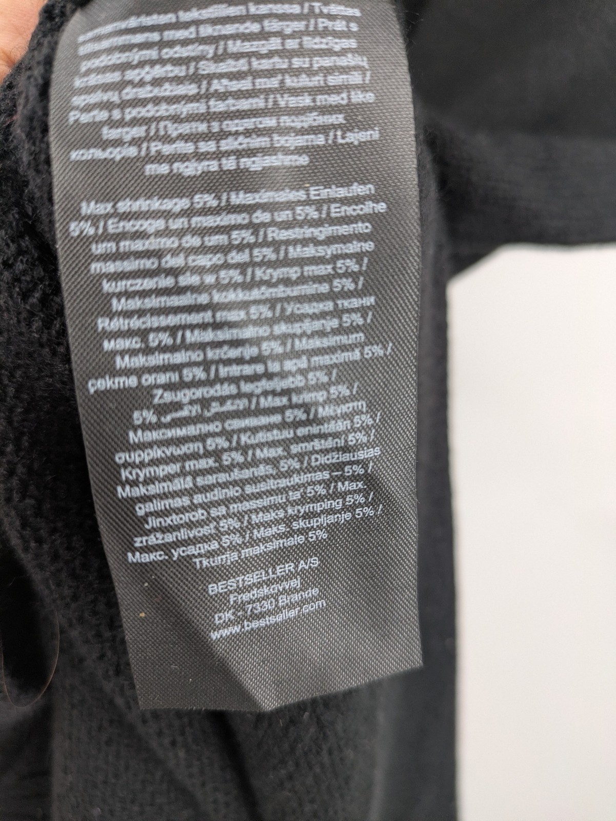 ONLY Damen Strickkleid Pullunder Matilda Gr XS Schwarz Stehkragen Ärmellos image 9