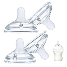4-Count Silicone Bottle Nipples for Natural Start Anti-Colic Bottles  Advanced