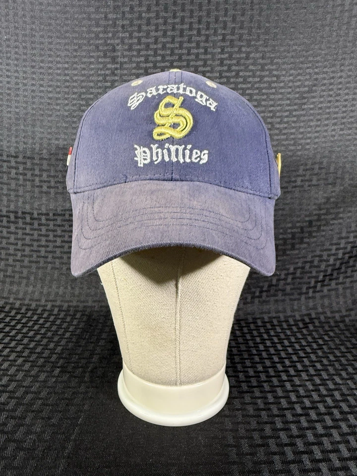 Gorra de béisbol vintage Saratoga Phillies alfileres de herradura profesional universitaria Foto 2 de 4