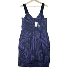 Banana Republic Purple Party Cocktail Dress Size 12 GLAM Taffeta NWT Party